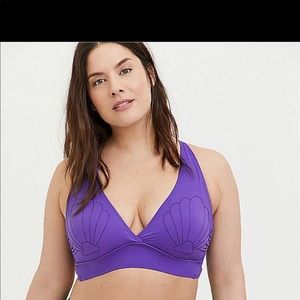 Torrid Ariel Disney Little Mermaid Swim Top 4X